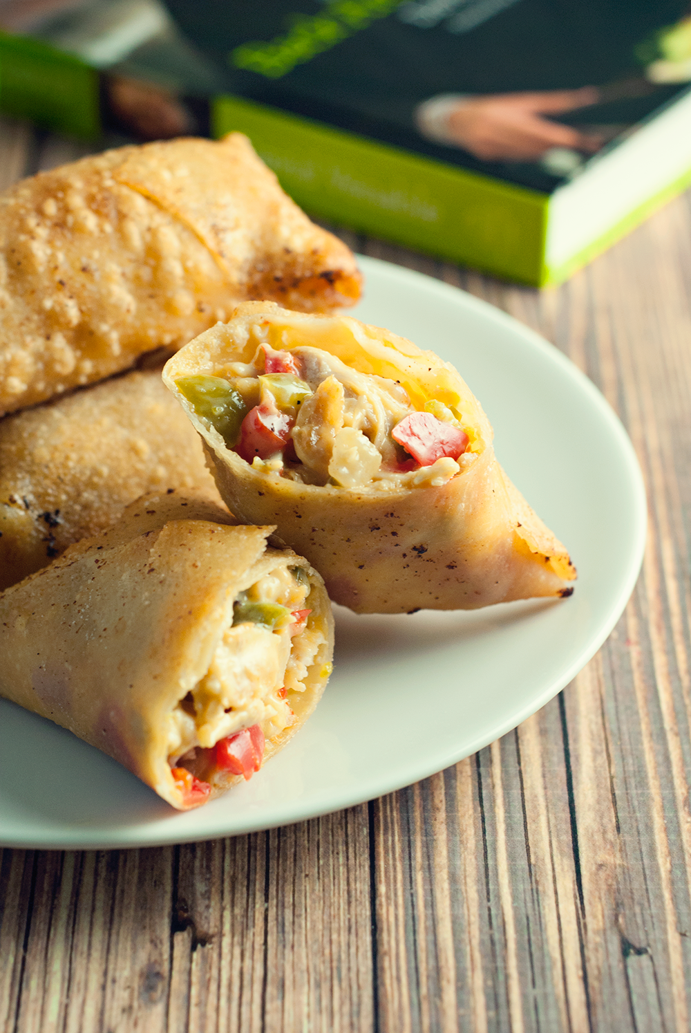 A play on the classic Philly Cheesesteak, these Chicken Cheesesteak Egg Rolls are simple to make, delicious, and ready in 30 minutes!