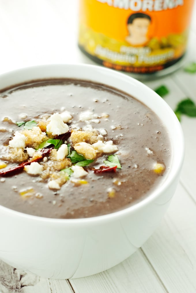 Black Bean & Corn Soup | asimplepantry.com