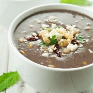 Black Bean & Corn Soup | asimplepantry.com