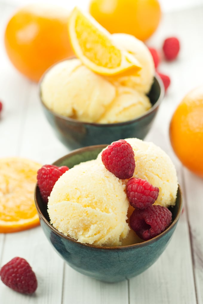 Orange Sherbet Recipe | asimplepantry.com