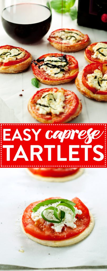 Easy Caprese Tartlets • A Simple Pantry