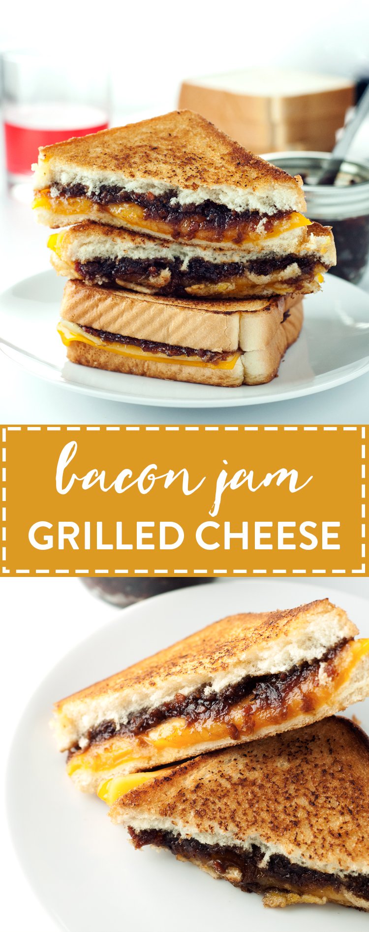Bacon Jam Grilled Cheese | asimplepantry.com