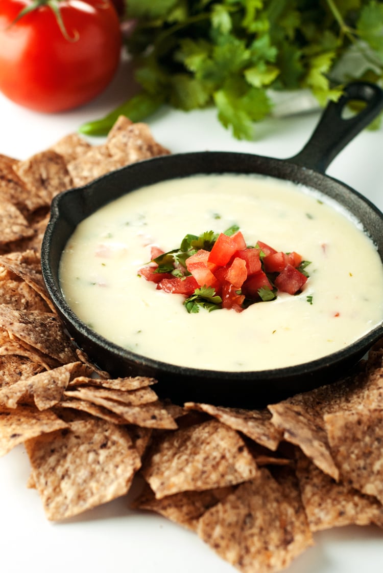 Spicy Restaurant Style Queso Blanco | asimplepantry.com