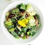 Restaurant Style House Salad with Creamy Parmesan Dressing | asimplepantry.com