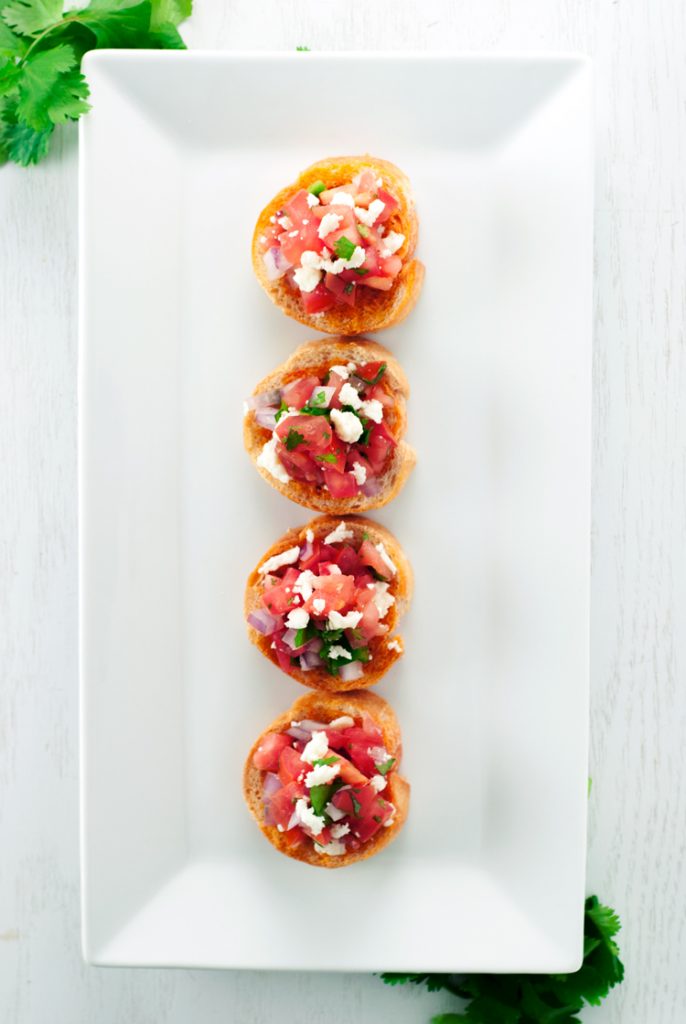 Spicy Mexican Bruschetta • A Simple Pantry 6677