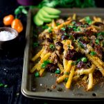 Get your noms on with this super easy Spicy Southwestern Cheese Fries! Ready in just 30 minutes and perfect for any appetite! | asimplepantry.com