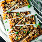 You will be hard-pressed to find anything better than this Southwestern Bacon BBQ Pizza! Maybe it's those deliciously caramelized onions that bring it all together! | asimplepantry.com