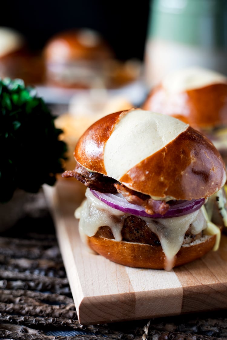 Ready in under 30 minutes, these Peppered Pork Sliders with Honey Mustard Sauce are so full of flavor, you'll want them for dinner every night! | asimplepantry.com