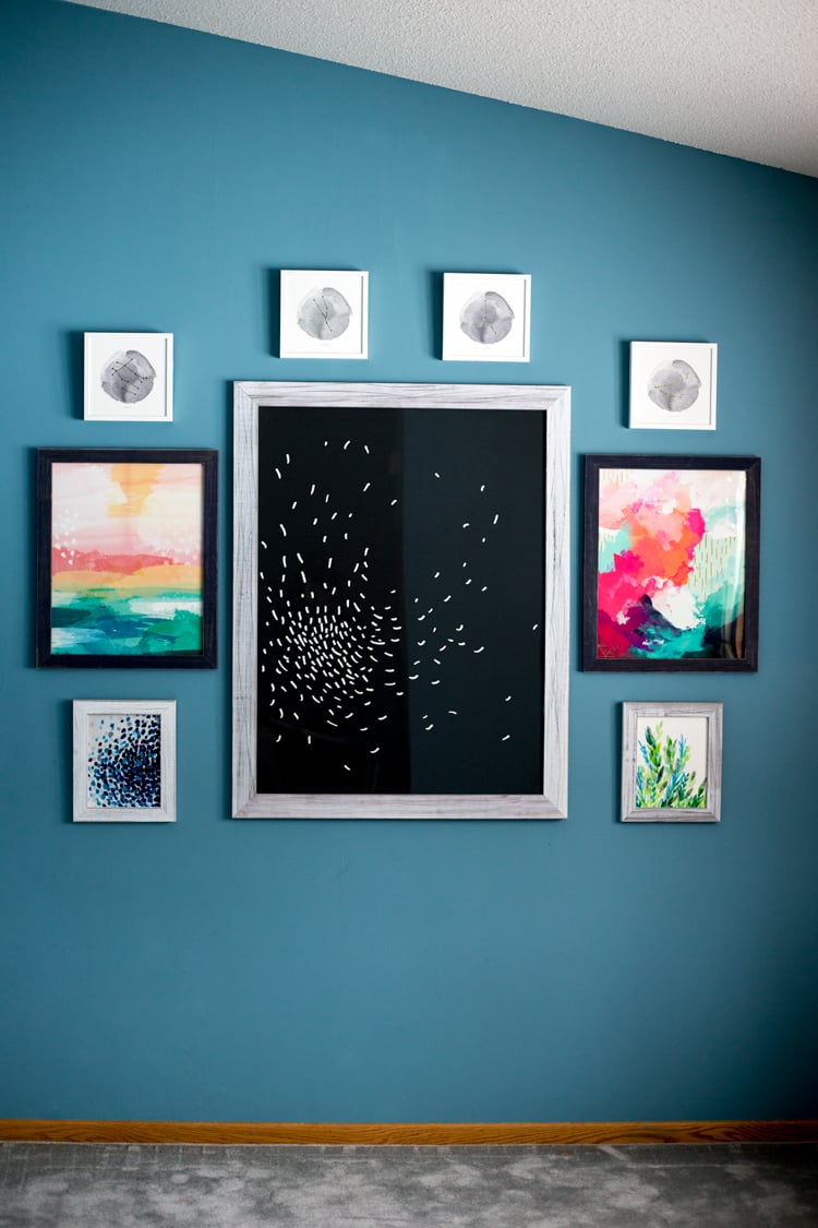 Not ready to remodel? Then redecorate! With these stunning art pieces from @Minted, transforming a room is a breeze! | asimplepantry.com