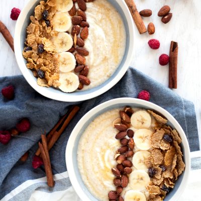 Spiced Apple & Pear Winter Smoothie Bowl • A Simple Pantry