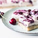 These Black Jack Cherry Ice Cream Bars are dairy free, gluten free, and vegan, but taste so amazing you'll want them for dessert everyday! | asimplepantry.com