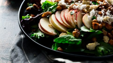 Autumn Harvest Salad with Creamy Date Vinaigrette