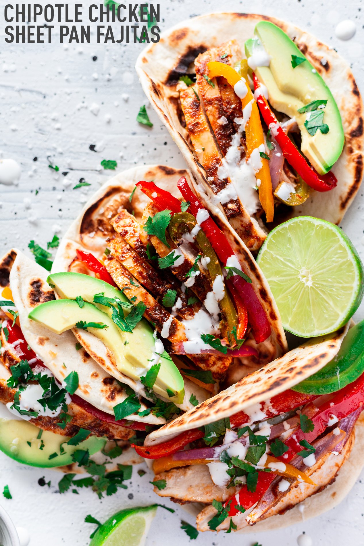 Chipotle Sheet Pan Chicken Fajitas • A Simple Pantry