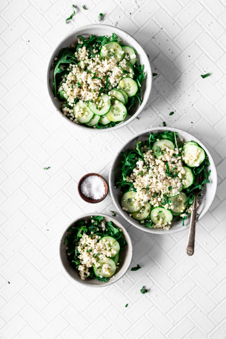 Cucumber Salad Recipe with Lemon Basil Vinaigrette • A Simple Pantry