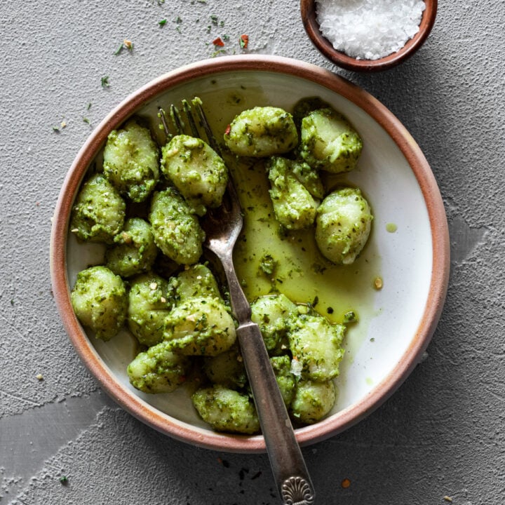 Simple Pesto Gnocchi • A Simple Pantry