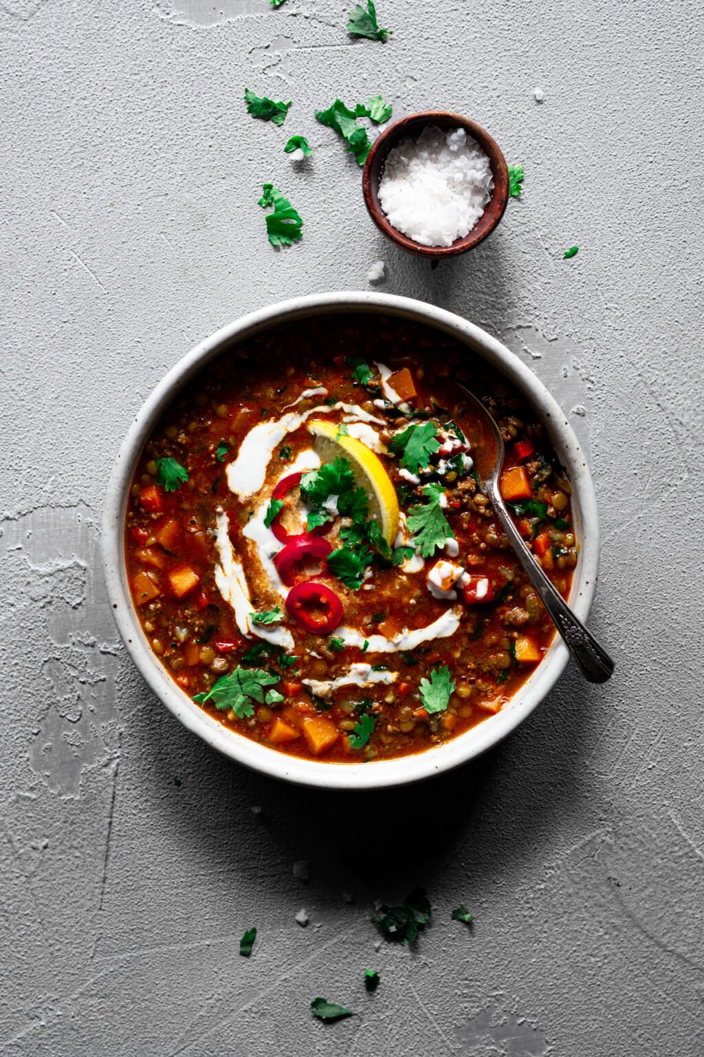 Mediterranean Lentil Soup • A Simple Pantry