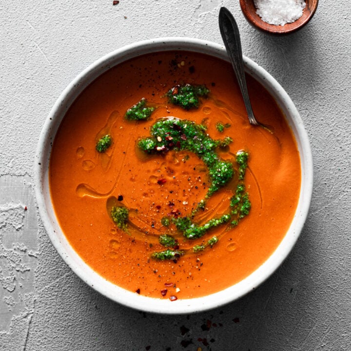 Roasted Red Pepper Soup • A Simple Pantry